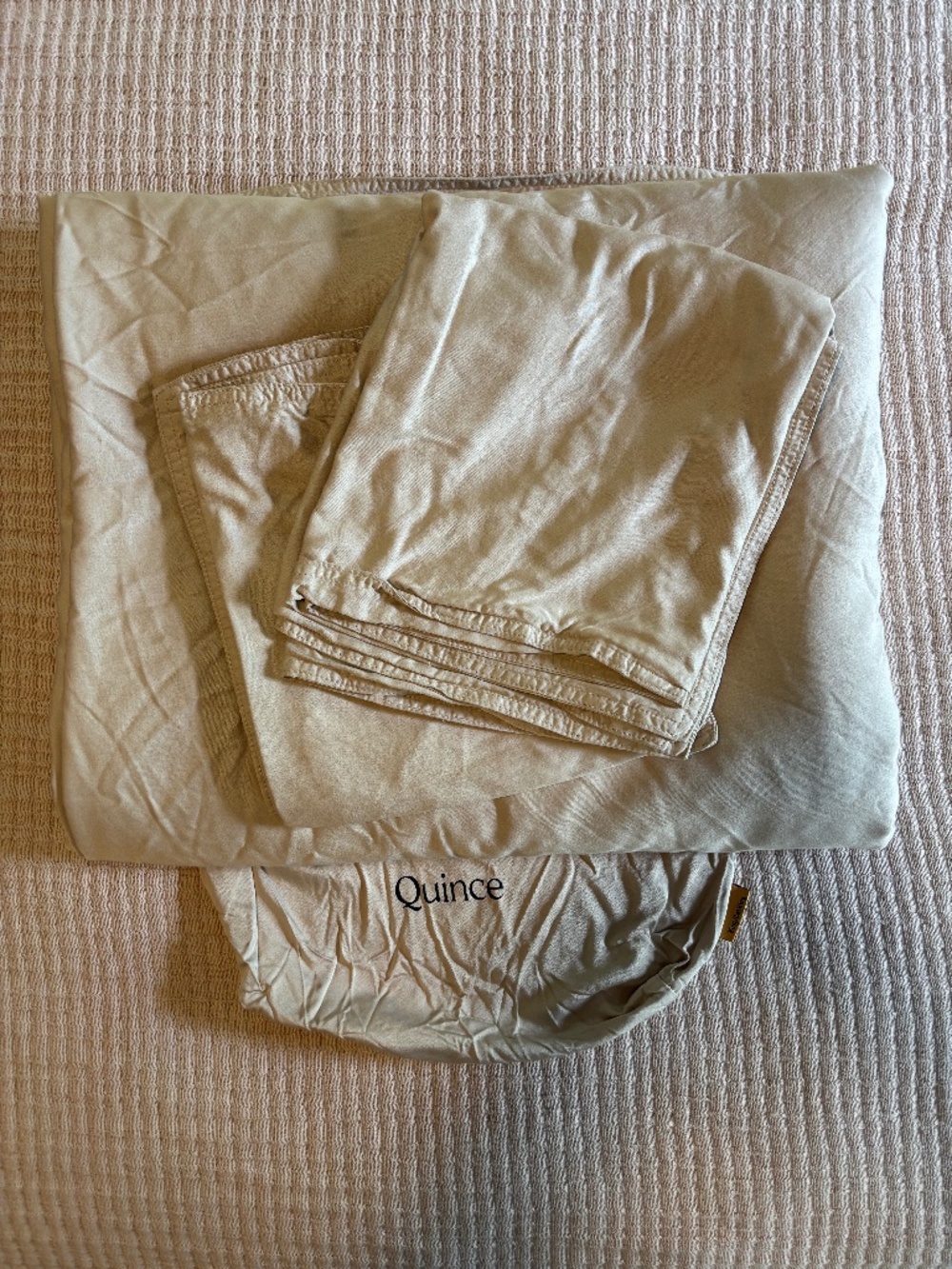 Quince Bamboo Duvet Cover + shams - King / Cal King